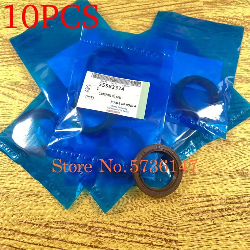 

10PCS Engine Camshaft Oil- Seal For Chevrolet Cruze 1.6L Captiva Epica Excelle Cadillac CTS Opel Vauxhall Astra Zafira 55563374