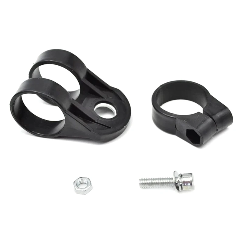 D08D 28mm Weed Eater Trimmer Shaft Clamp Weed Wacker Shoulder Strap Straight Shaft Tube Mount Clamp