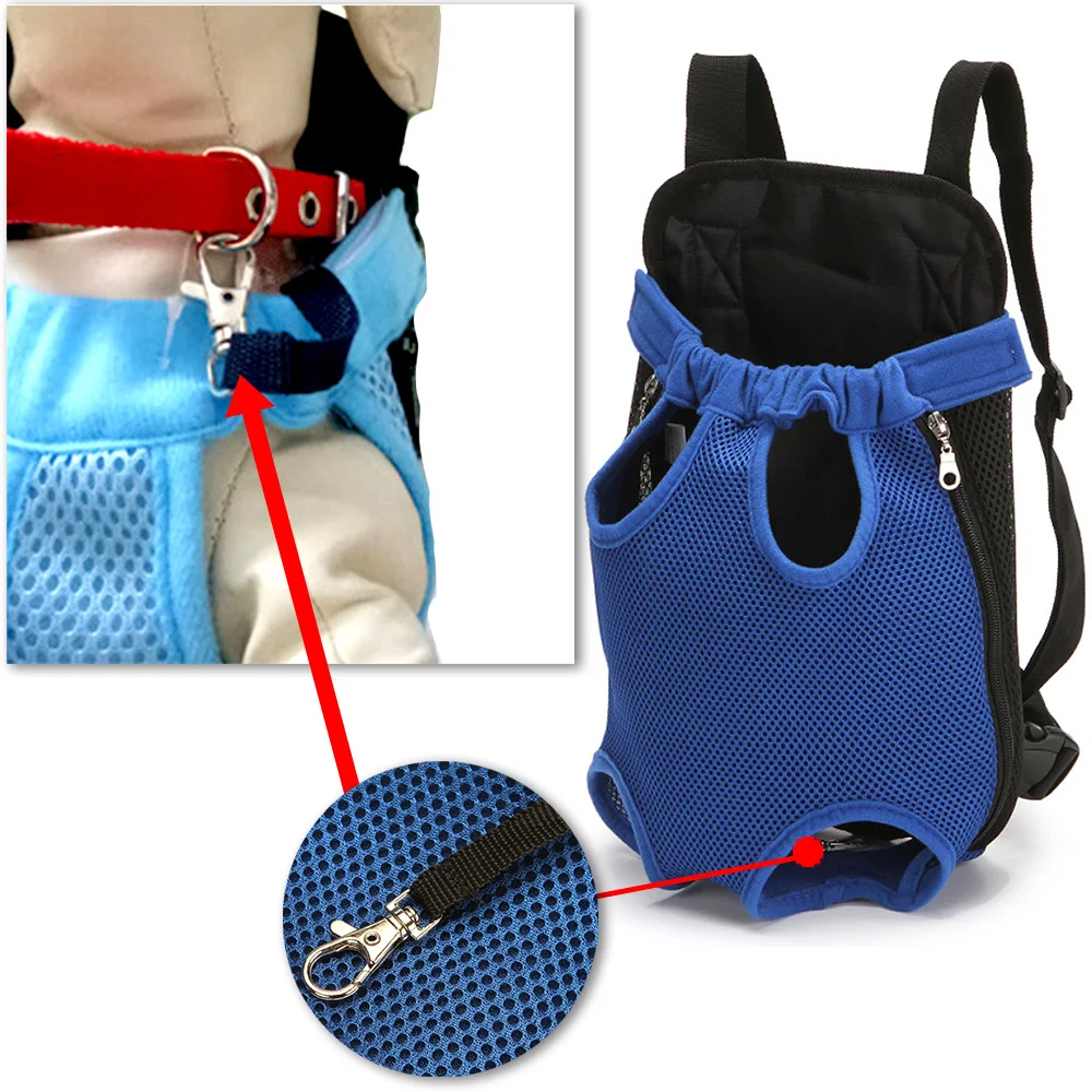 KOMMILIFE Breathable Pet Dog Cat Carrier Bag Portable Outdoor Travel Pet Carrier for Dogs Cats Small Dog Bag Puppy Backpack