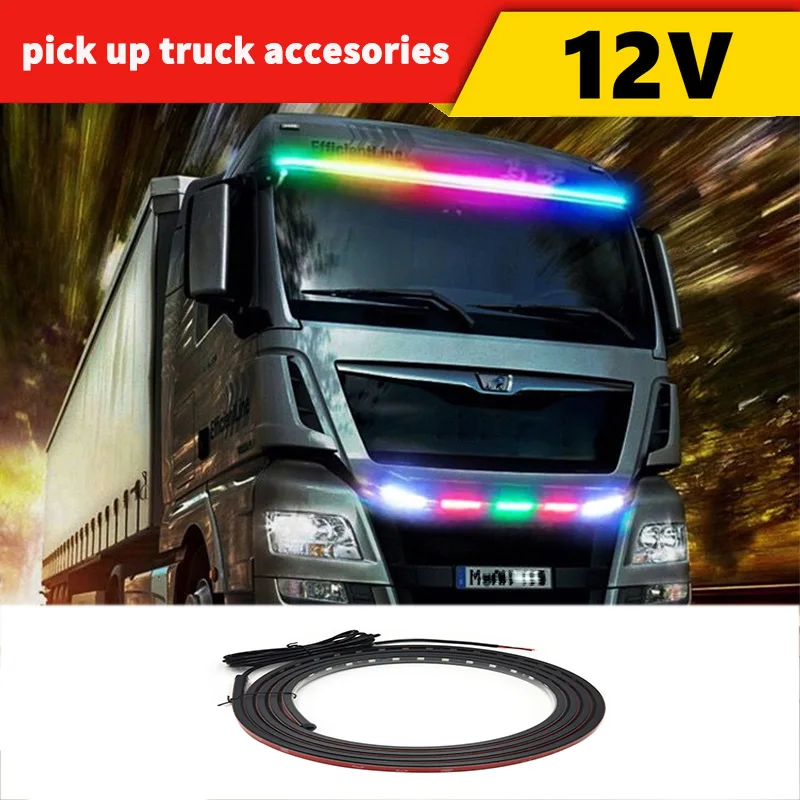 24VCar LED Flashing Ambient Light Roof Pick up Truck Accesories Caravan Utility Freight Wagon Lorry Van Fitting Bumper Door Lamp