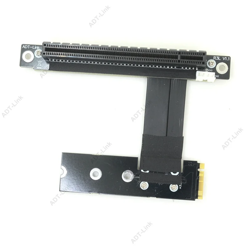 M.2 NVMe to PCI Express X16 Extender Adapter Jumper for GPU Graphics Video Cards with SATA Power Cable 32GB/s PCI-e