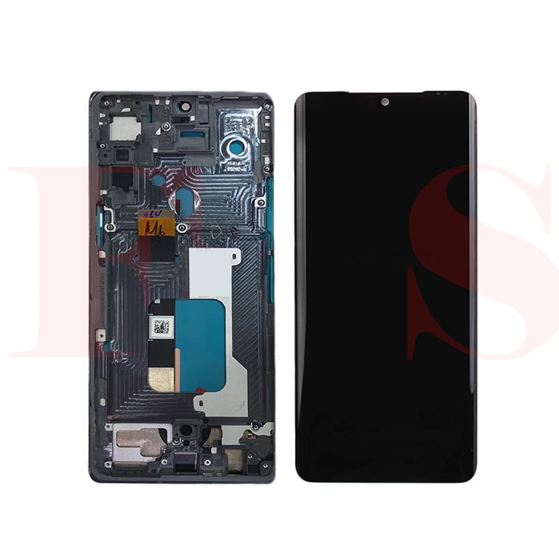 Original P-OLED For LG Velvet 5G G9 LM-G900N LM-G900EM Display Screen With Frame Digitizer Assembly Replacement Parts