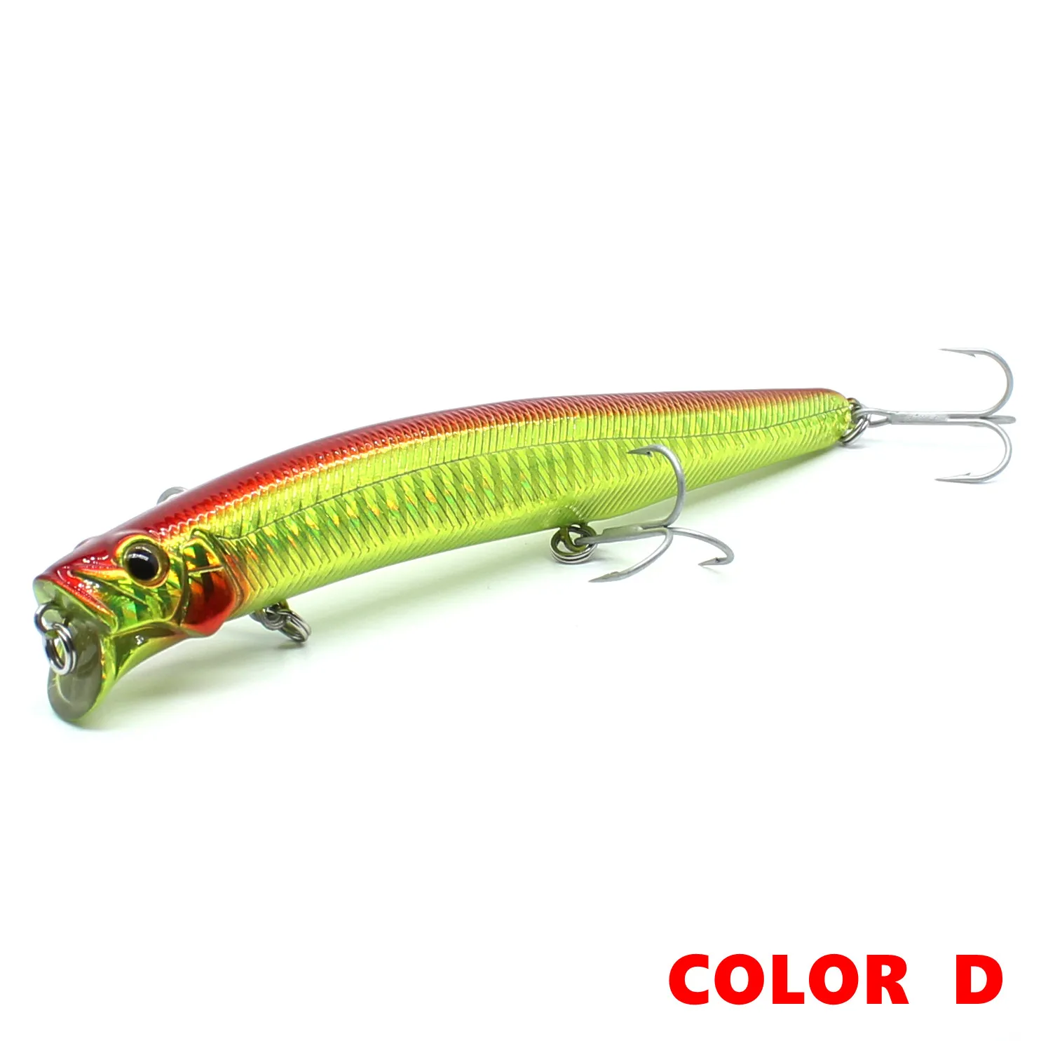AOCLU Schwimm Wobbler 13cm 21g Harten Köder Minnow Angeln Locken Meer Bass Frische Hybird VMC Haken Magnet Gewicht transfer Flach Dive – Detail 8