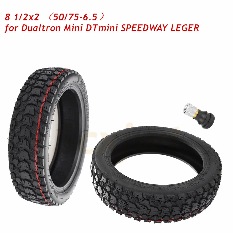 8 1/2*2 Off Road Tubeless 50/75-6.1 Tyre Hot Wheel Electric Scooter Tire for Dualtron Mini DTmini SPEEDWAY LEGER DIY Accessories