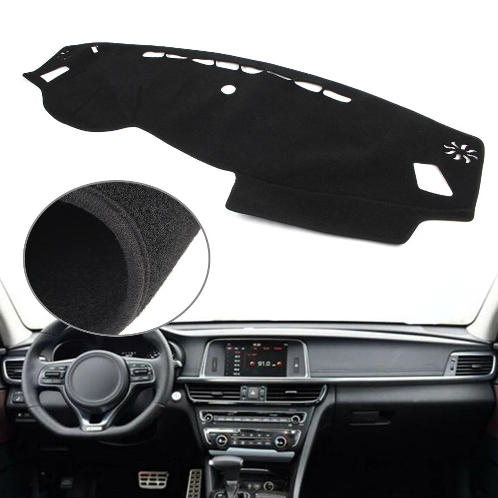 

Car Dash Mat Dashboard Cover Sunproof Dashmat For Kia Optima 2016 2017 2018 LHD Auto Accessories