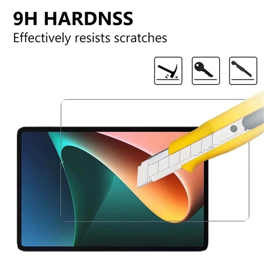 Película de vidrio templado para móvil, Protector de pantalla para Xiaomi Redmi Pad 4, 5, 6, SE Pro Plus, 7,9, 8,0, 10,1, 10,61, 2018, 11, 2021, 2023, 3 paquetes