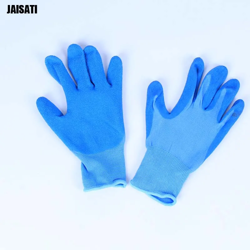 Gants d'assurance de travail, en nylon, antidérapants, pour la protection de la peau