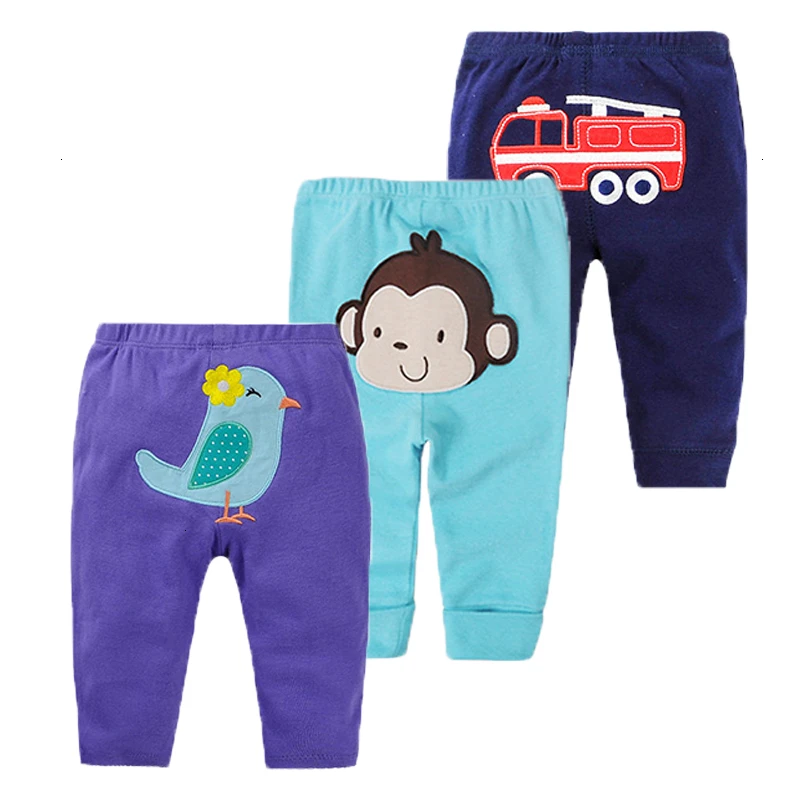 5Pcs/lot Newborn Baby Pants Spring Baby Girl Clothes Cartoon Infant Trousers Autumn Baby Boy Clothing Roupas Bebe Kids Clothes