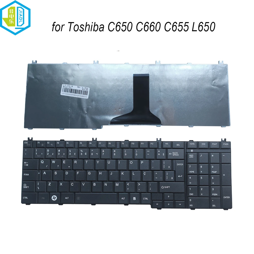 

BR Brazilian laptop replacement keyboard for Toshiba Satellite Pro C650 C650D C655 C660 L650 L655 L660 Brazil pc parts MB360-005