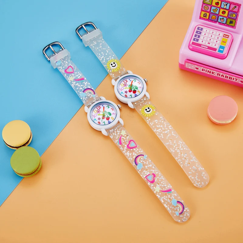 New Children Watch Colorful Girls Watch Kids 3D Child Boy Girls Silicone Quartz Wristwatch Kid Gifts Children Watch