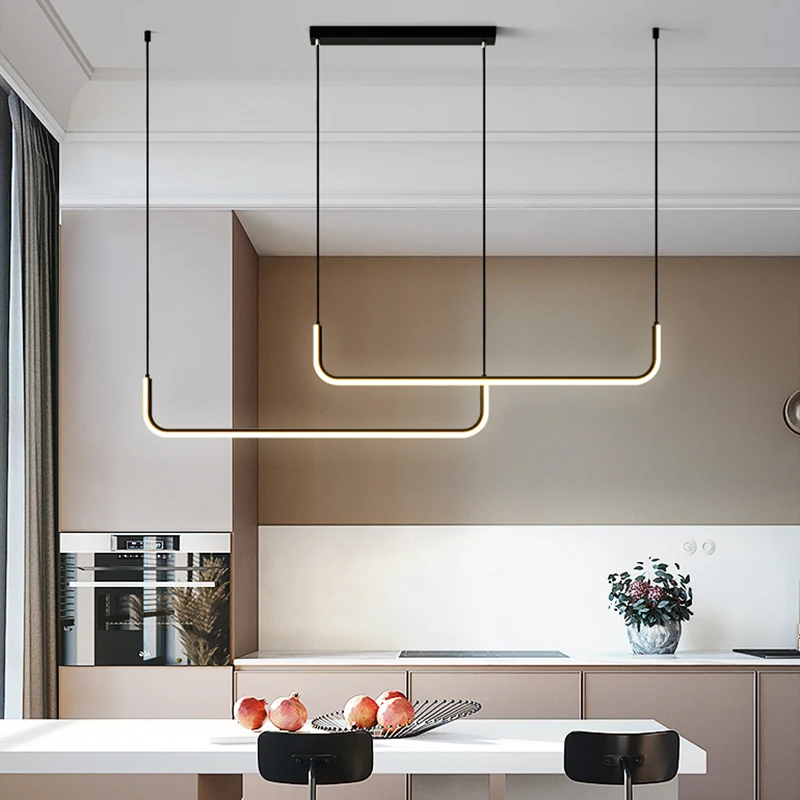 Imagem -06 - Luminária Pendente Minimalista Estilo Nórdico com Controle Remoto para Sala de Jantar Mesa Cozinha Decoração de Casa Iluminação para Interiores