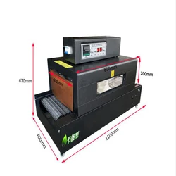 Hot Shrink Machine Heat Shrinkable Packaging Machine Plastic Film Heat Shrinkable Machine Powder Coating Machine For Bottle