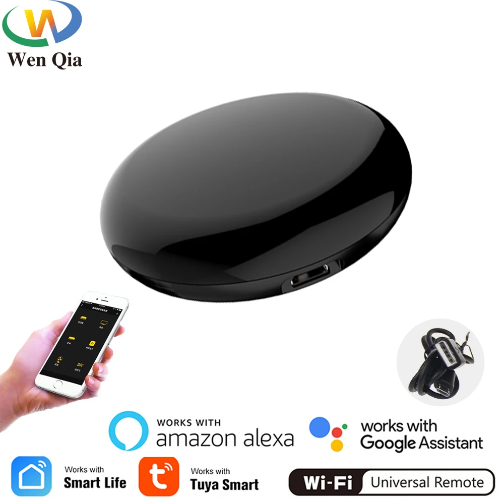Alexa WiFi Universal ir Remote Controller,Tuya Smart APP Wireless Control,Blaster Infrared for TV Box/air Condition/Google Home