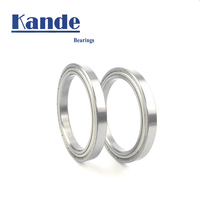 6810ZZ 2Pcs ABEC-1 6810 ZZ 50x65x7  Thin Section Deep Groove 6810 Ball Bearing 61810 Kande Bearings