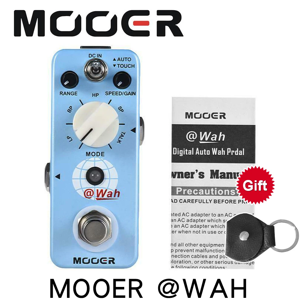 

Portable MOOER MFT3 @Wah Digital Auto Wah Guitar Effect Pedal 5 Modes True Bypass Full Metal Shell