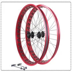 24 Inch 26x4.0 Inch Snowmobile Wheel135/190mm Disc Brake Wheel Set Palin Hub Hollow Front And Rear Wheels Fatbike Anode Color