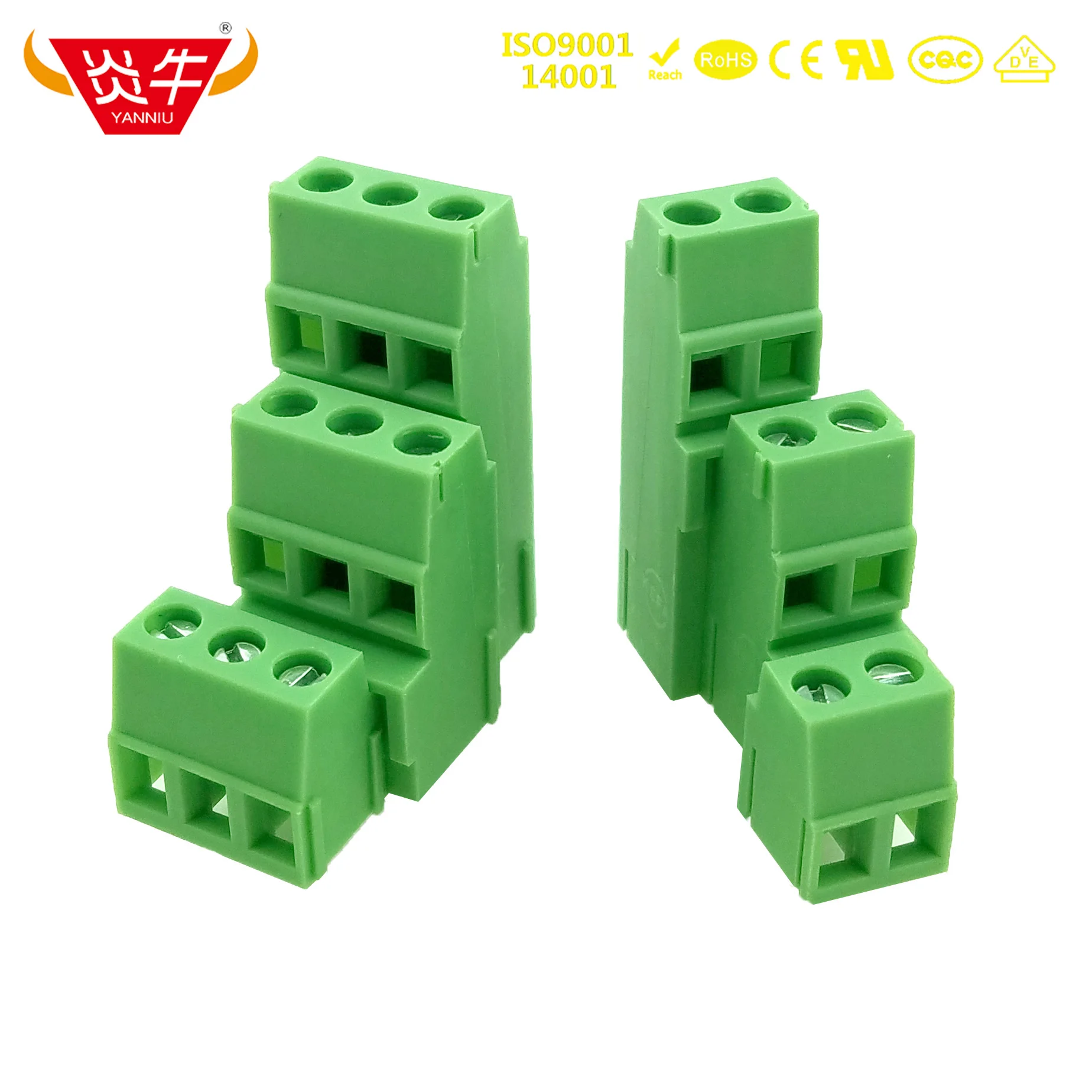 

50Pcs KF128A3 128A3 5.08mm 2P 3P PCB UNIVERSAL SCREW TERMINAL BLOCKS DG500A3 2PIN 3PIN MK3DS 1,5/ 2-5,08 1724013 PHOENIX DEGSON