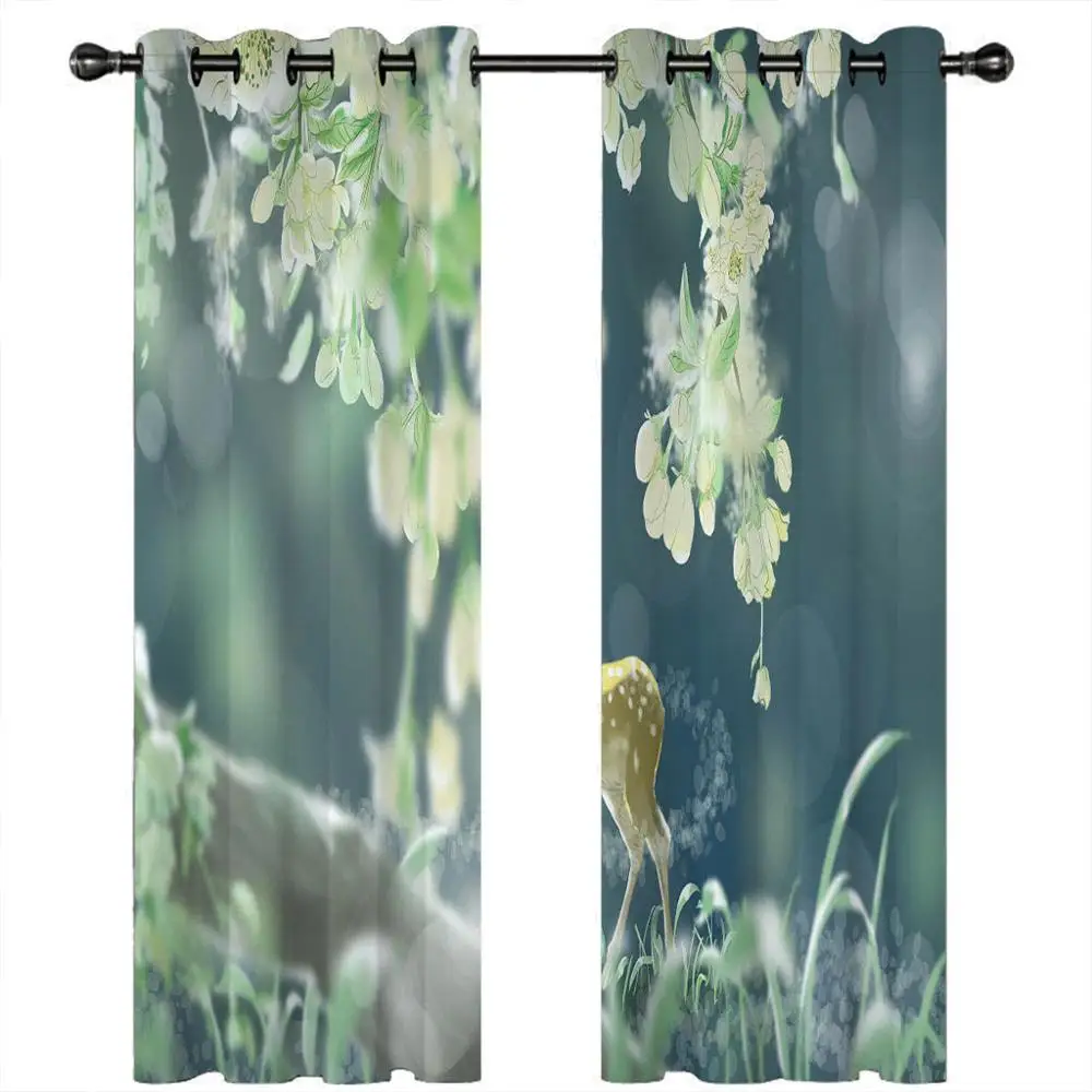 Customize window curtain living room bedroom blackout 3D curtains window sunshade home High-quality modern decoration