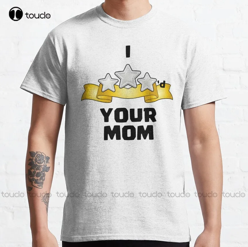 I Three Starred Your Mom - Silver Classic T-Shirt Shirts For Women Custom Aldult Teen Unisex Fashion Funny New Xs-5Xl New