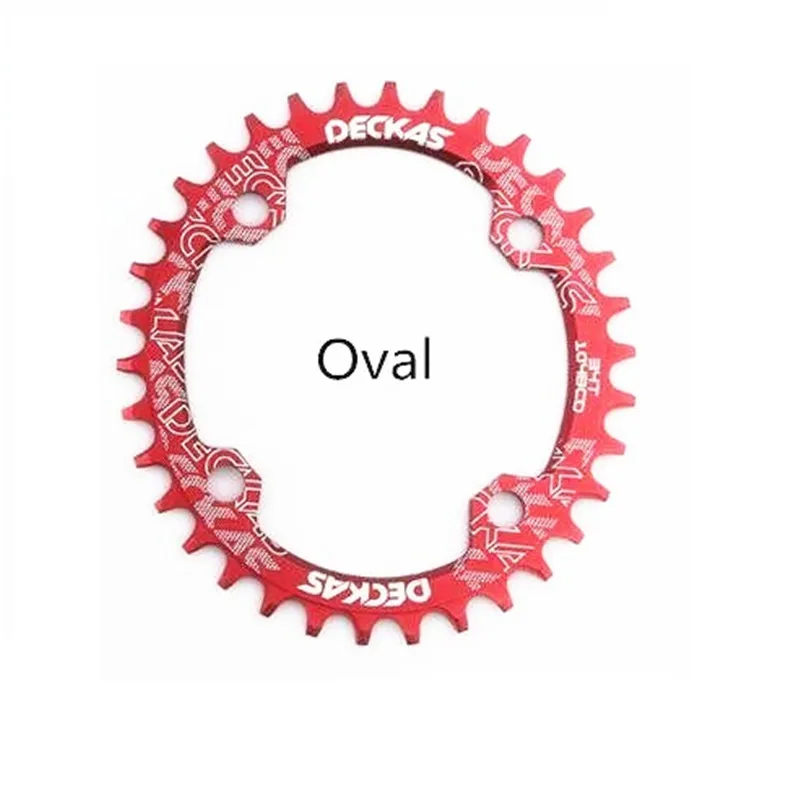 DECKAS 104BCD 32/34/36/38T Oval Narrow Wide Chainring MTB Mountain bike Bcd104 crankset Tooth plate Parts for m615 m785 m820