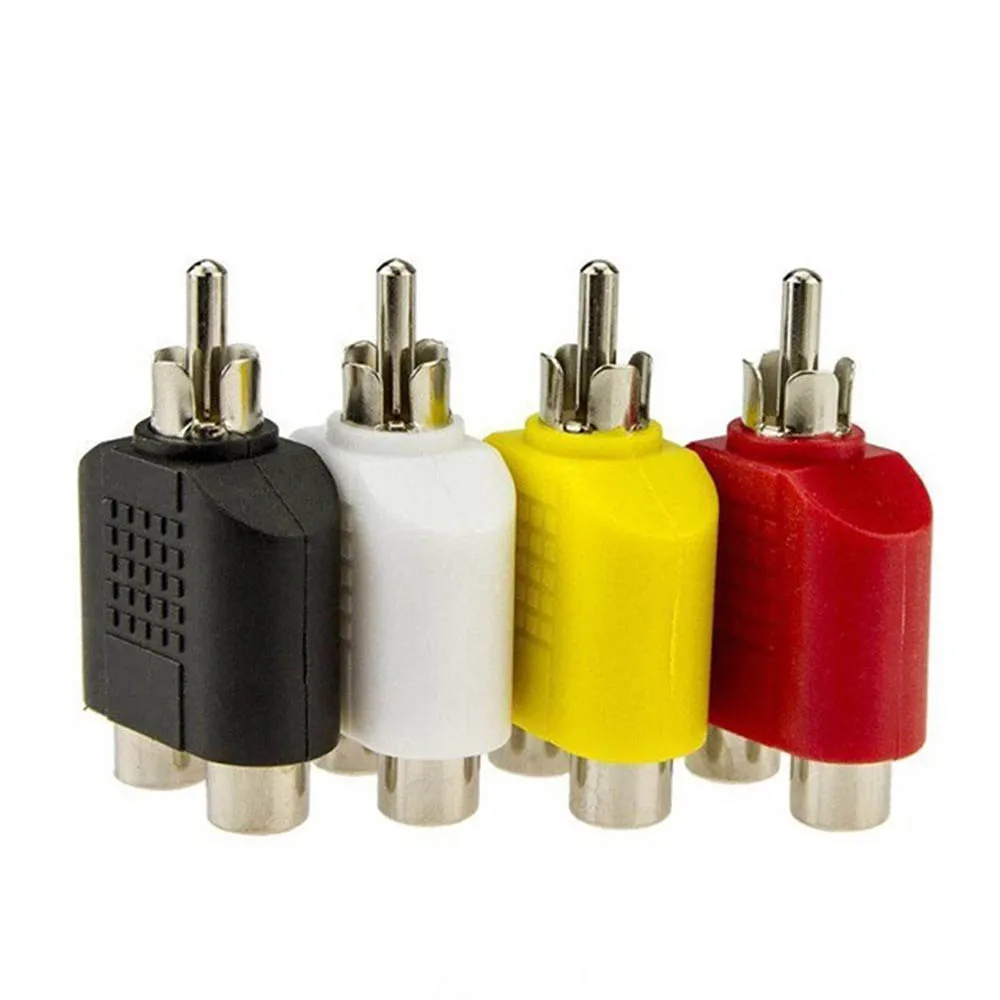 Kit adaptador divisor Y conector RCA de alta calidad