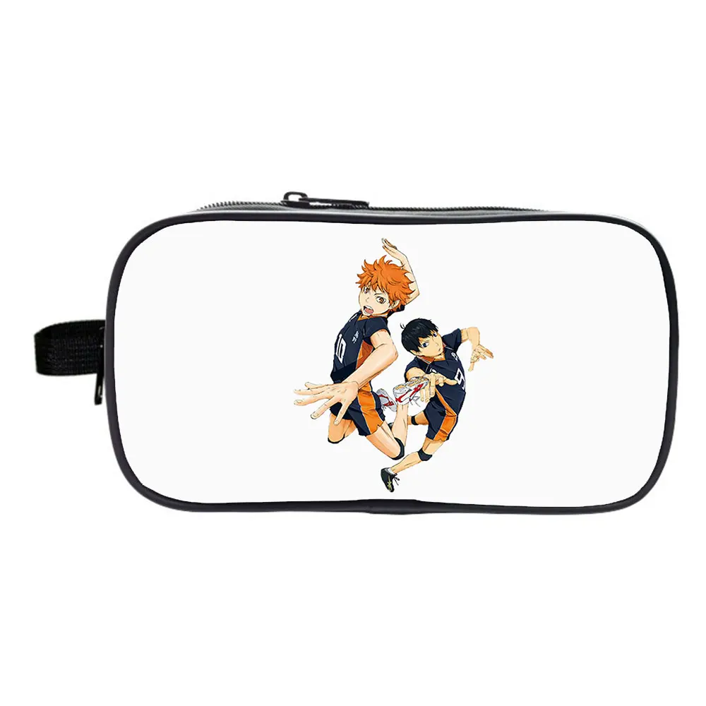 Haikyuu pencil case childrens stationery case storage bag cosmetic bag multifunctional pencil case FLY OYA KAGEYAMA 9 2