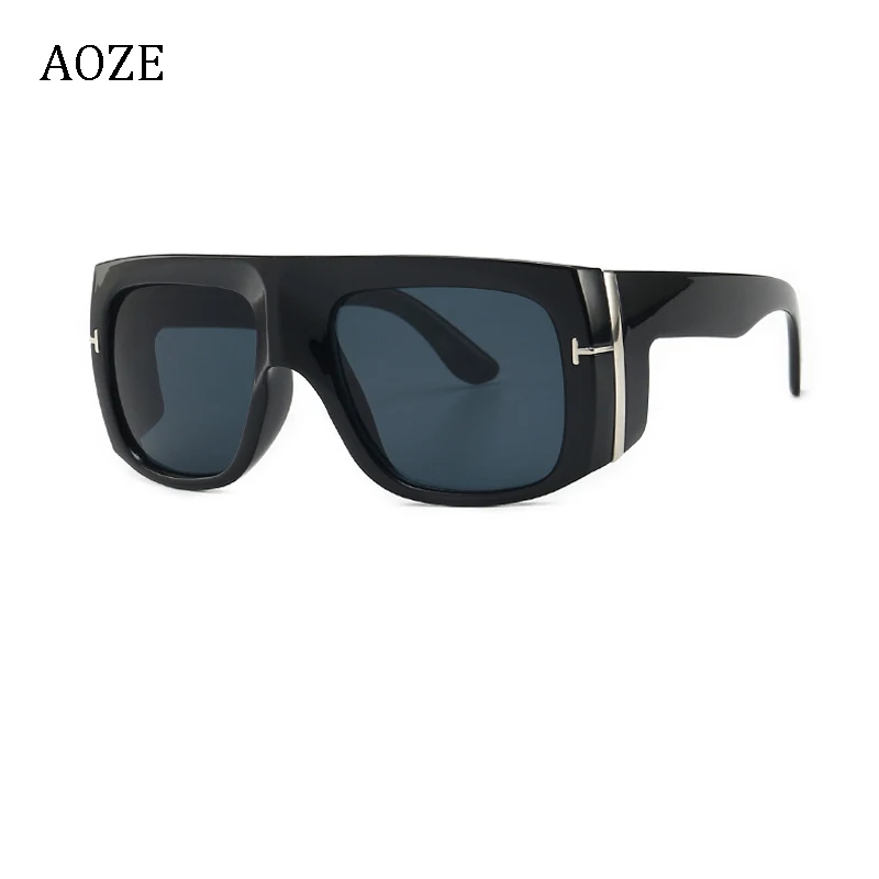 AOZE 2020 modern fashion shield Steam punk vintage Tom sunglasses of unisex gradient sunglasses UV400 sunglasses FT0733