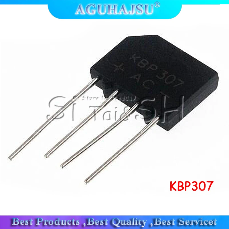 20PCS KBP307 KBP 307 3A 700 V Flat bridge rectifier new and original IC