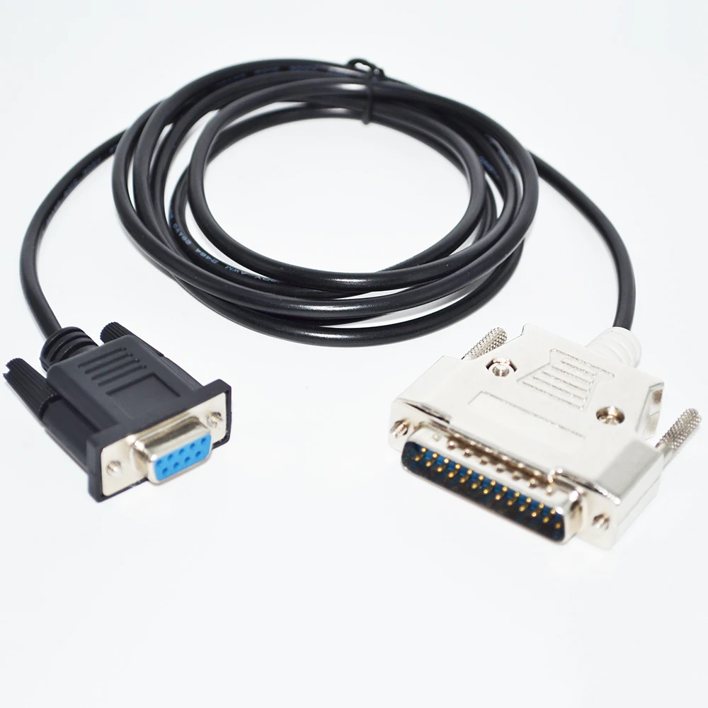 RS232 DB9 9PIN FEMALE TO DB25 D-SUB25PIN MALE ADAPTER NULL MODEM CABLE FOR VOOR SHARP X68000 X68K COMMUNICATED WITH PC