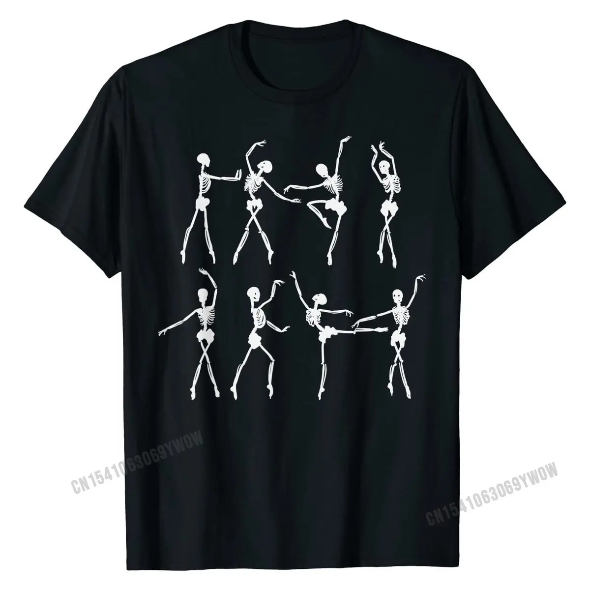 Skeleton Ballerinas Ballet Dance Cute Halloween Costume Girl T-Shirt New Coming Men's T Shirt Casual Tops & Tees Cotton Summer