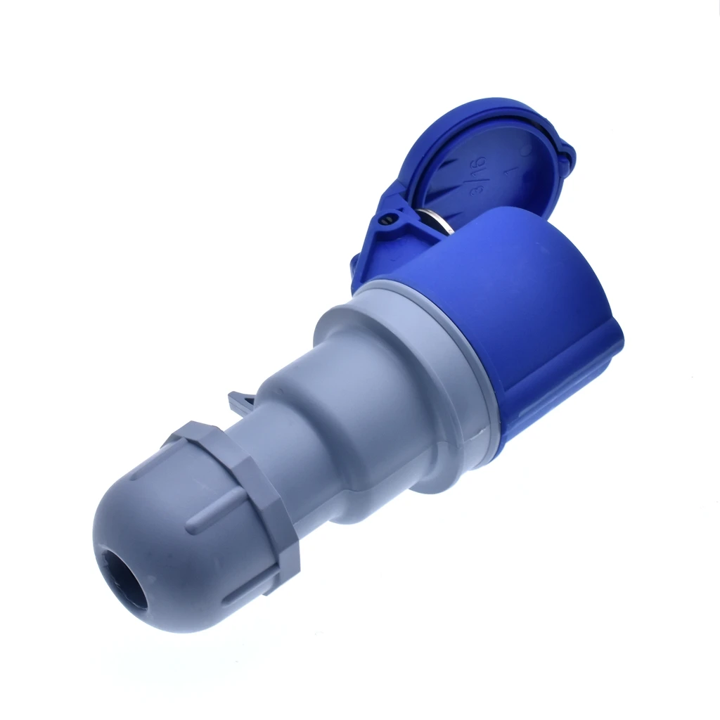 Industrial Plug Connector 16A-6H 250V waterproof dustproof IP44 2P+PE Industrial Socket 3P Female/Male socket