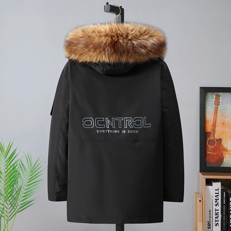 -30 degrees new High Quality Men Plus fleece liner Jacket Winter three-piece Coat Thick Parkas Casual Plus Size 8XL 9XL 10XL