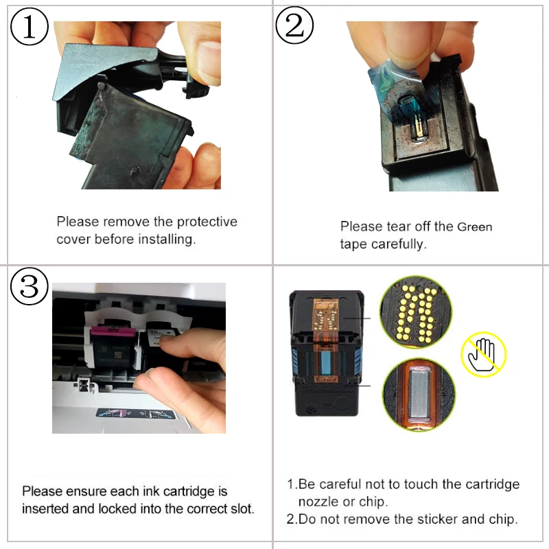 Einkshop compatible ink cartridge C6656A C6657A C6658A  For HP 56 57 58 for hp Officejet J5500 All-in-One Series J5508 J5520