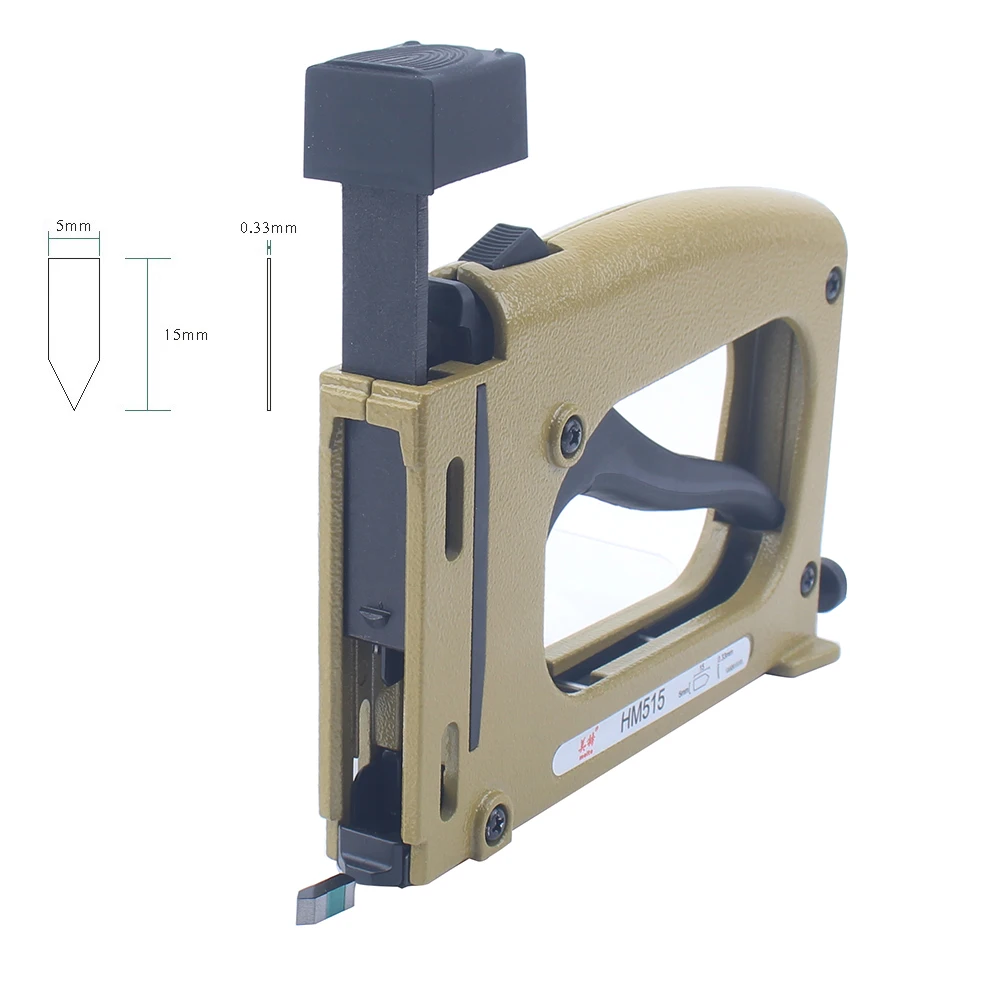 Meite HM515 gwoździarka do pistoletów ramowych z 1000 szt. Gwoździami instrukcja Flex Point Tacker zszywacz do ramek