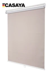 Casaya Spring system roller blinds Daylight and Blackout fabric Labour saving cordless blind for windows home office Custom size