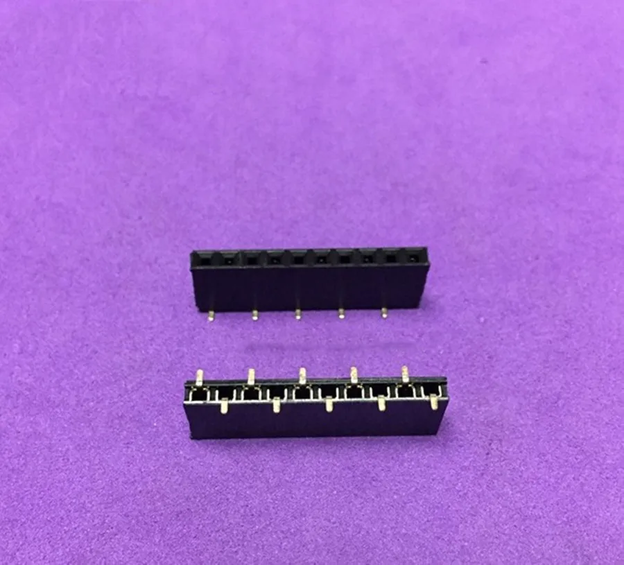 1.27mmPatch single female Header Connector(SMT)Orichalum plating 1u High temperature resistance  1*50P  4.3mm