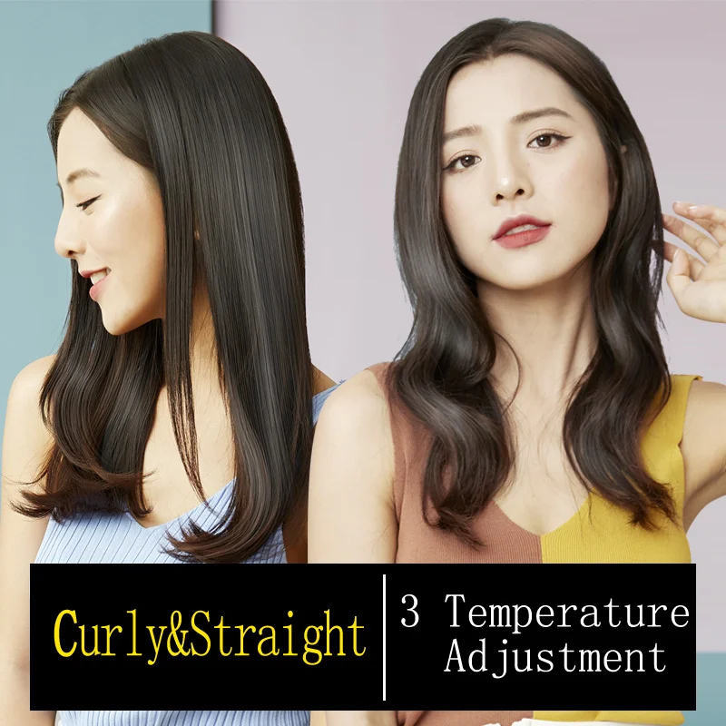 Mini usb sem fio straightener com sistema de bloqueio de banco potência viagem plana ferros portátil sem fio alisamento ferro cabelo