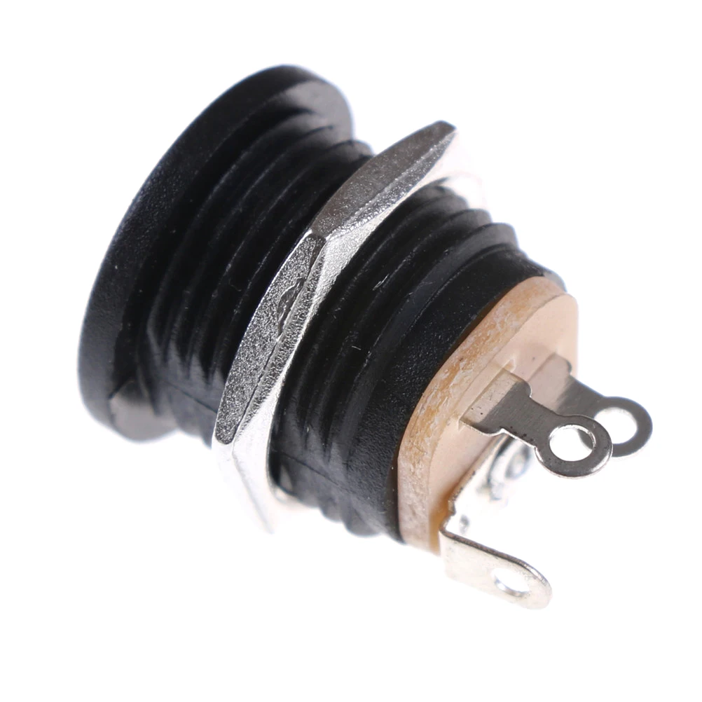 10Pc 5.5 Mm X 2.5Mm Đồng Nữ Bảng Điều Khiển Gắn Kết Nối DC Jack Cắm Ổ Cắm
