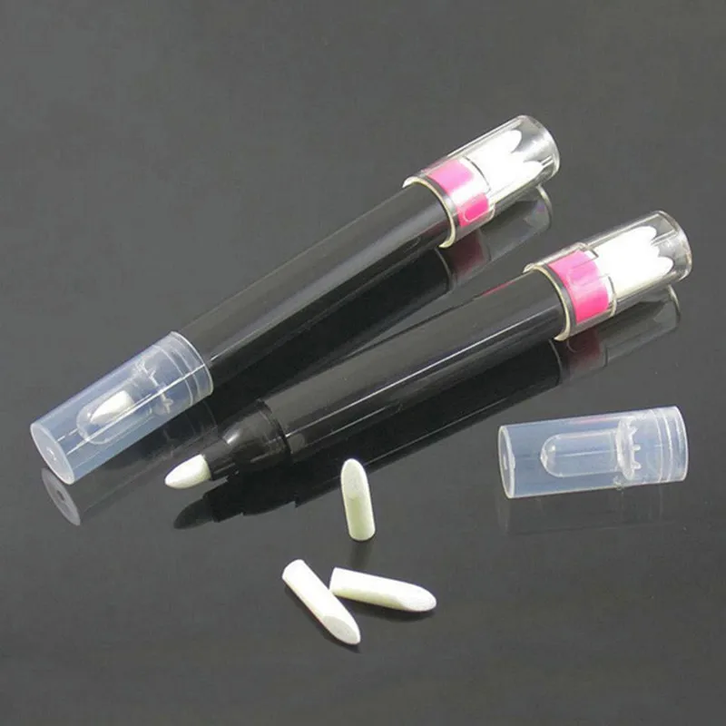 Hurtownie 10/30/50 sztuk środek czyszczący Remover narzędzia do Manicure korektor usuwanie długopisu z 3 szt. Wymienne porady lakier do paznokci