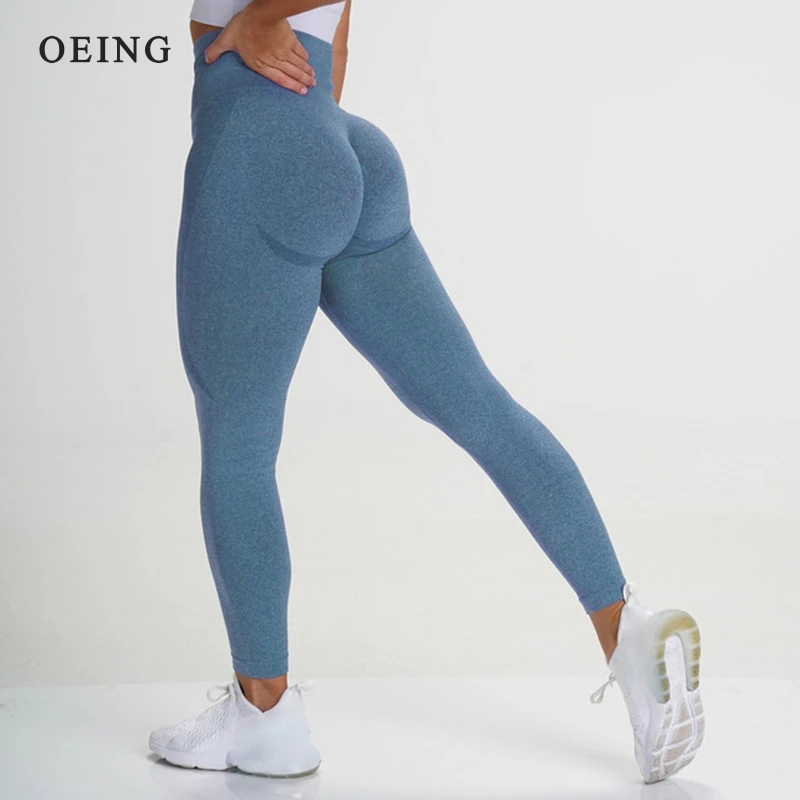 Seamless Leggings Push Up Leggings Women Gym High Waist Fitness Running Yoga Pants Energy Elastic Trousers Girl Sports Tights