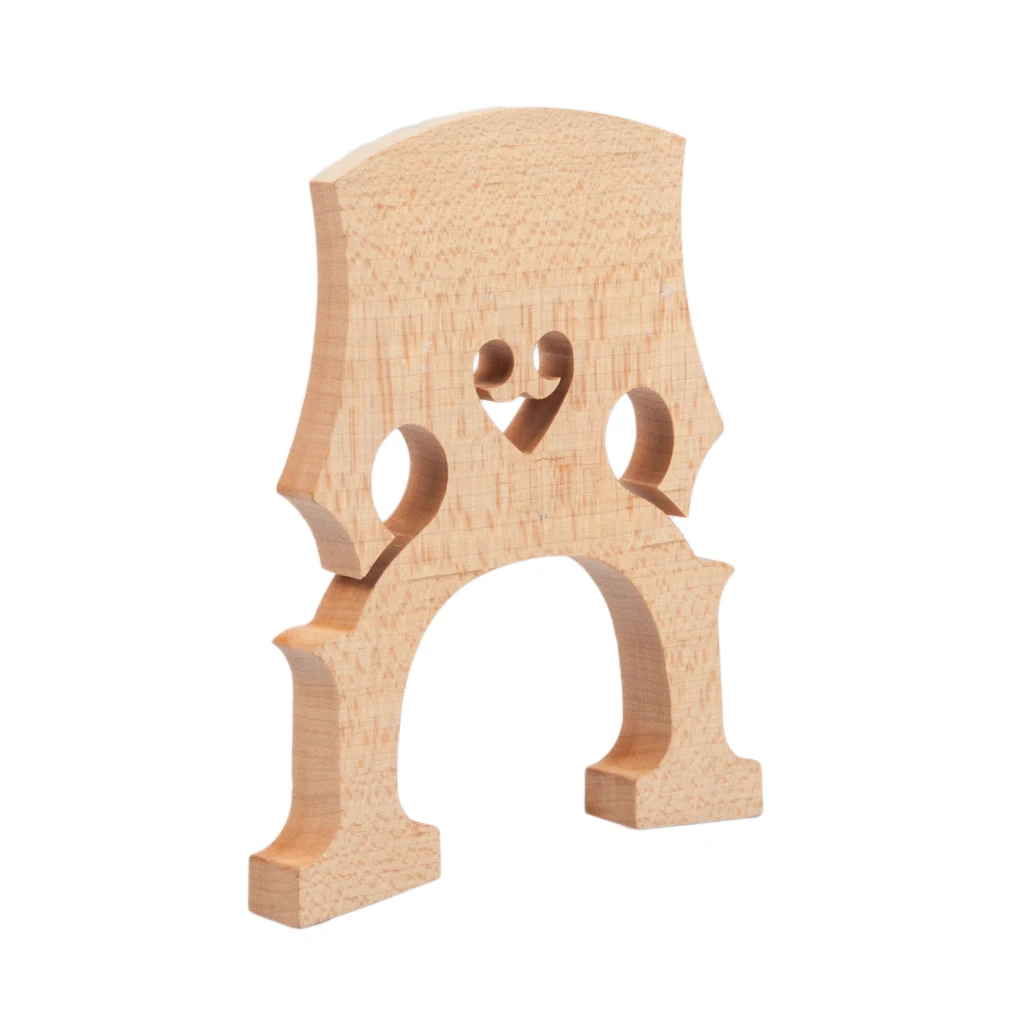 LOMMI Acoustic Cello Bridge Exquisite Cello Bridge 4/4 3/4 1/2 1/4 1/8 Cello Bridge Fine Aged Maple Wood French Style Strings