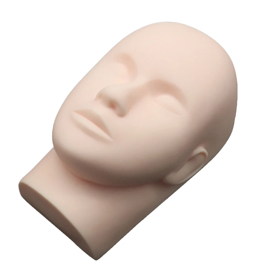 

Professional Tattoo Practice Silicone Microblading Practice Fake Skin Head 3D Practice Skin Mannequin Cosmetic