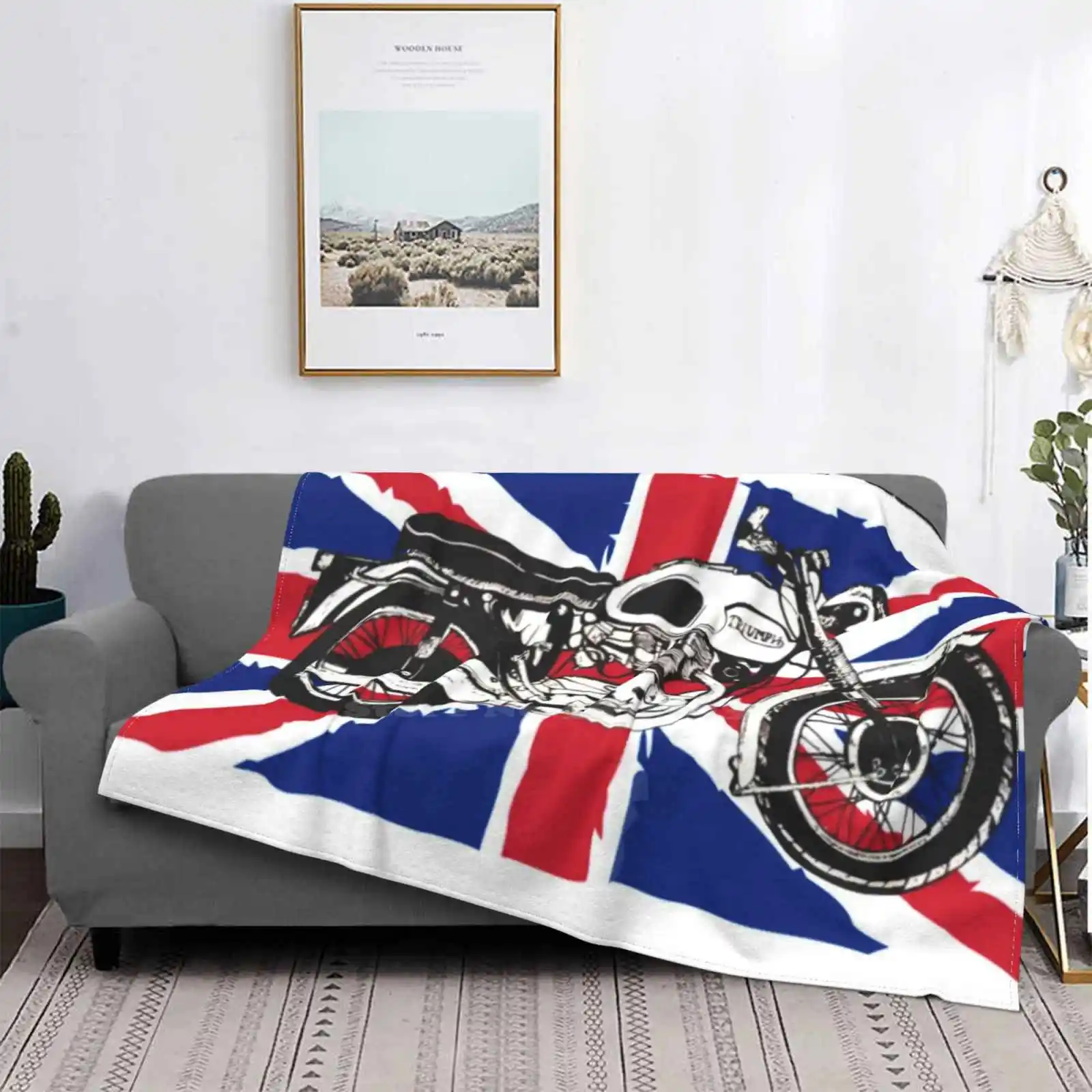 Bike British : The Of Tradition Air Conditioning Blanket Fashion Soft Blanket Thun Rd 1959 Thun Rd Thun Rd With Union Jack Thun