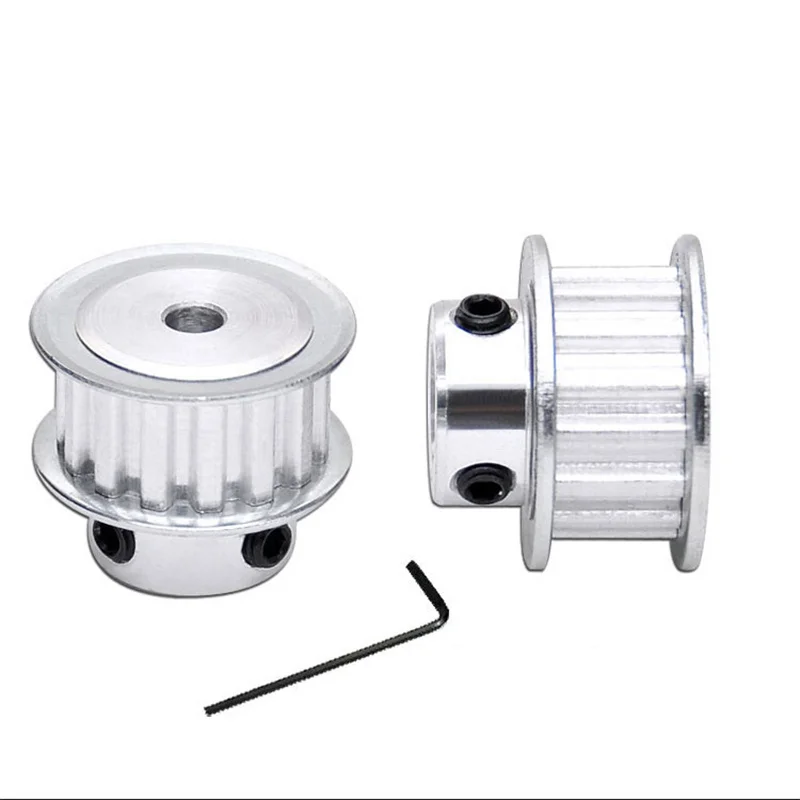 Motor Synchronizing Wheel 2GT XL Tooth BF Type Aluminium Alloy Synchronous Pulley Inner Hole 8mm 10mm 12mm