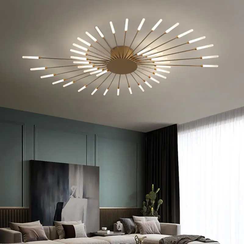 

Modern Chandelier Lights For Foyer Study Living Room Bedroom Kitchen Hall Lighting Decoration Indoor Lamps 220V 42 Heads