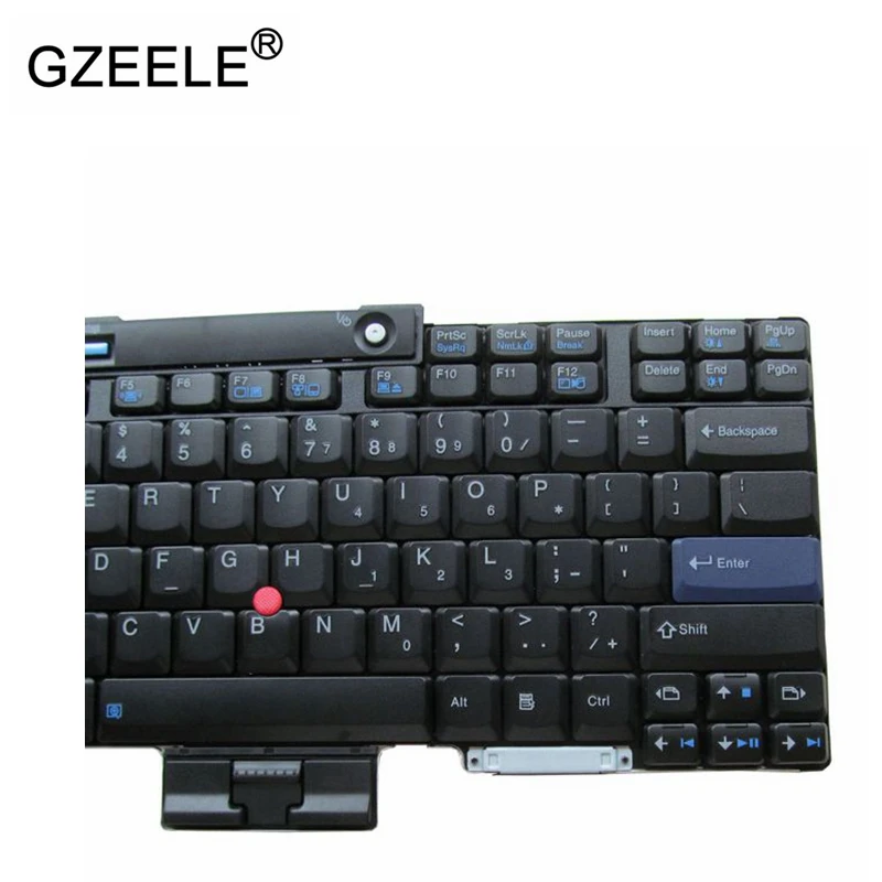 GZEELE US Laptop Keyboard untuk LENOVO R400 T60P R60 R60E R60I R61I R61E R61 T61P Z60T R500 Bahasa Inggris Keyboard