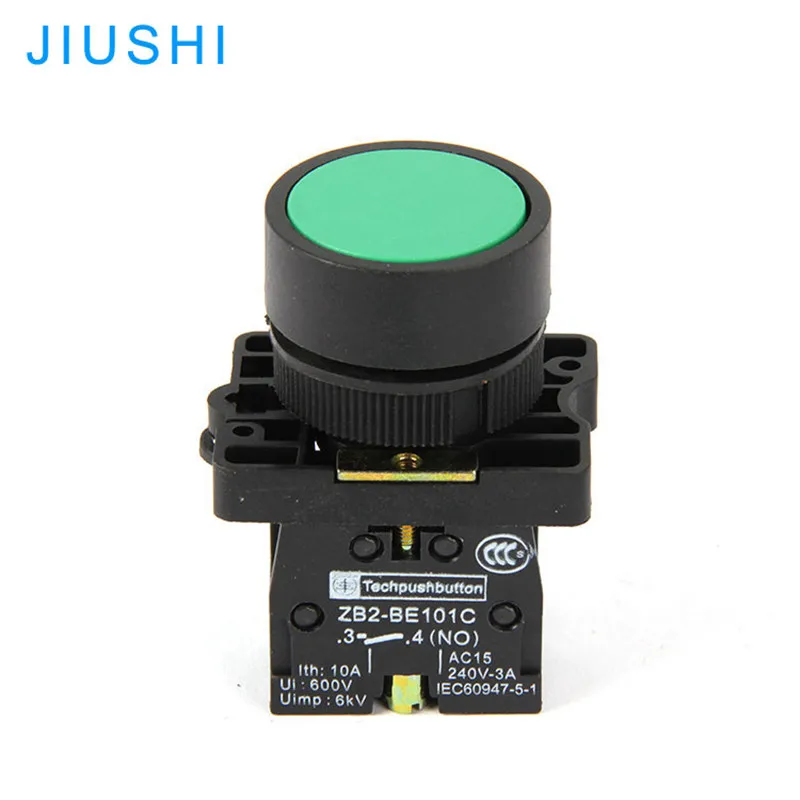 XB2-EA31 Plastic flat head momentary Push Button 22mm Latching Switch Cheap price 1NO