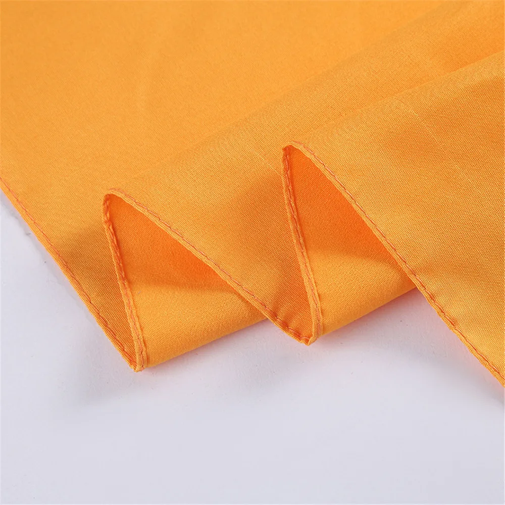 Solid Color Bandana kerchief Unisex Hip Hop Hair Band Neck Scarf Sports Headwear Wrist Wraps Head Square Scarves Handkerchief