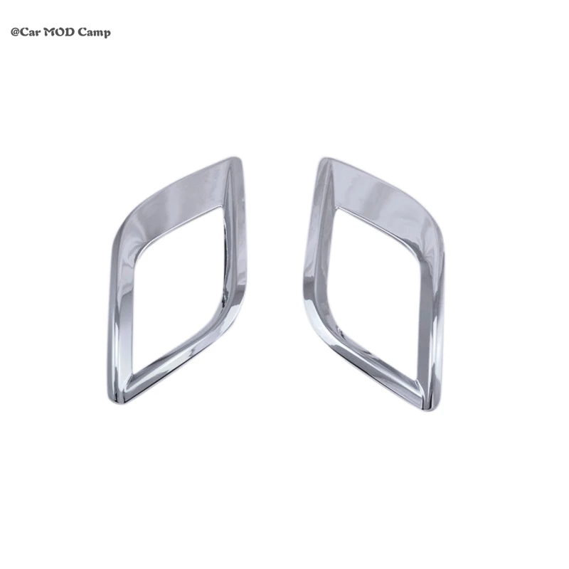 Car Accessories ABS Chrome Front Rear Fog Light Lamp Cover Trim for Vauxhall Opel Mokka / Buick Encore 2013 2014 2015