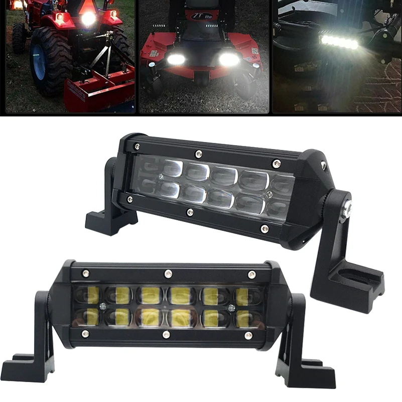 36W 12V/24V LED 작업 표시 줄 12LED 스포트 라이트 램프 운전 안개 Offroad offroad에 대 한 흰색 작업 자동차 빛 ATV SUV 4WD 자동차 stylin